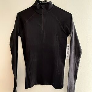 Athleta Womens Momentum 1/2 Zip Long Sleeve Top NWT Brand